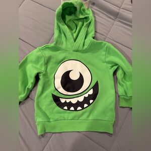 Disney Pixar Monsters Inc Mike Hoodie -2T
